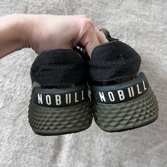 Nobull Ripstop Runner Mens Size 8 Black Running Shoes Sneakers - Picture 5 of 6